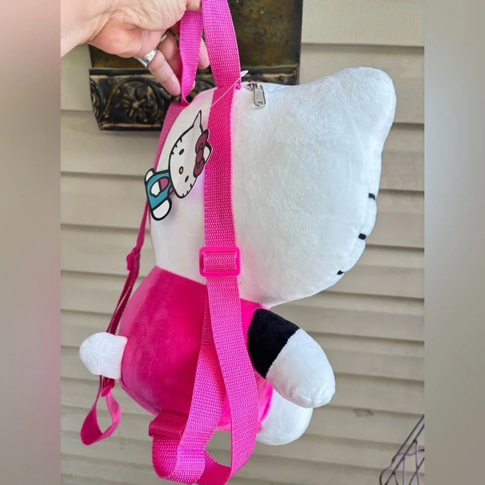Hello Kitty plush backpack NWT